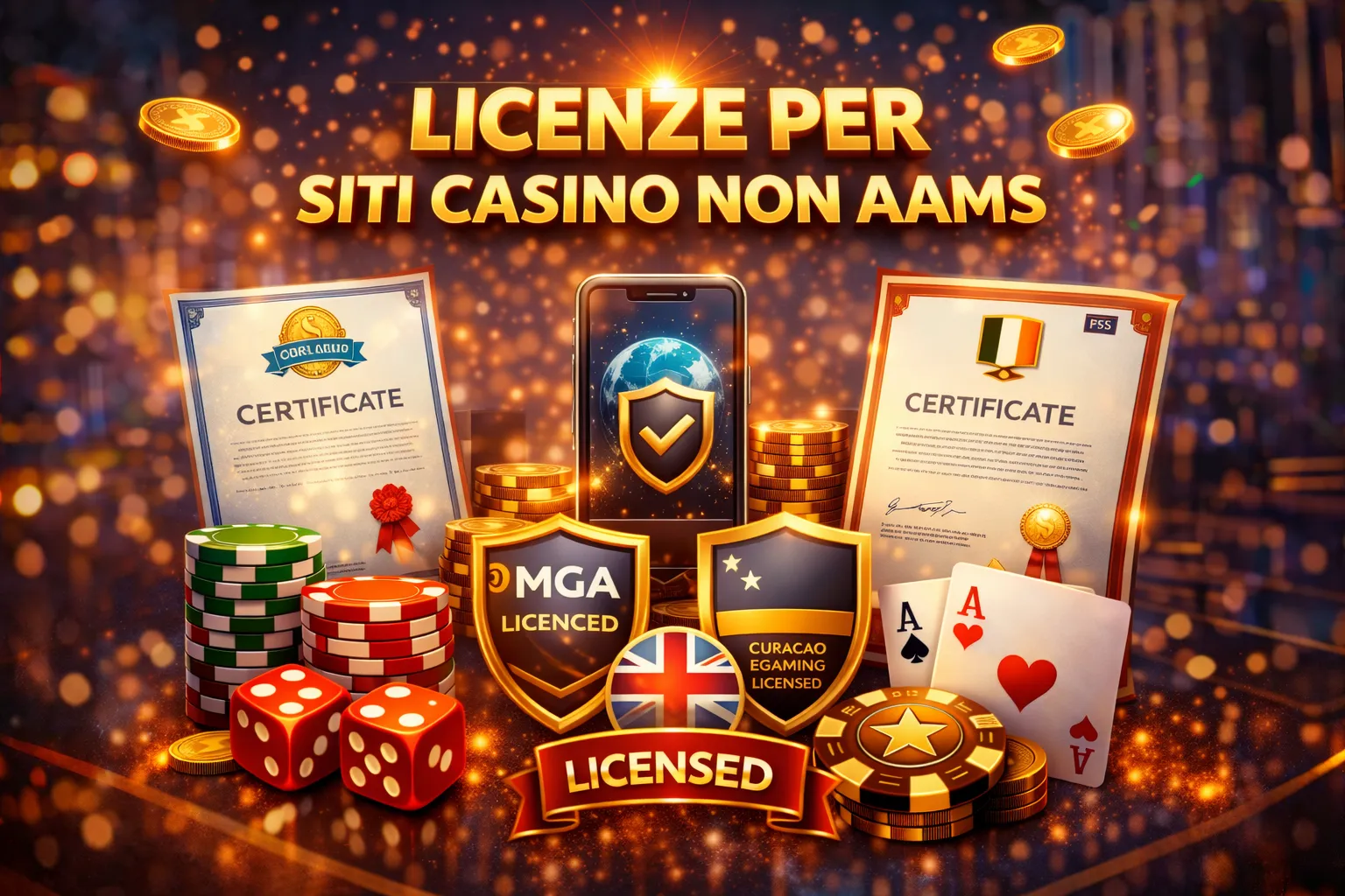 Licenze casino non AAMS