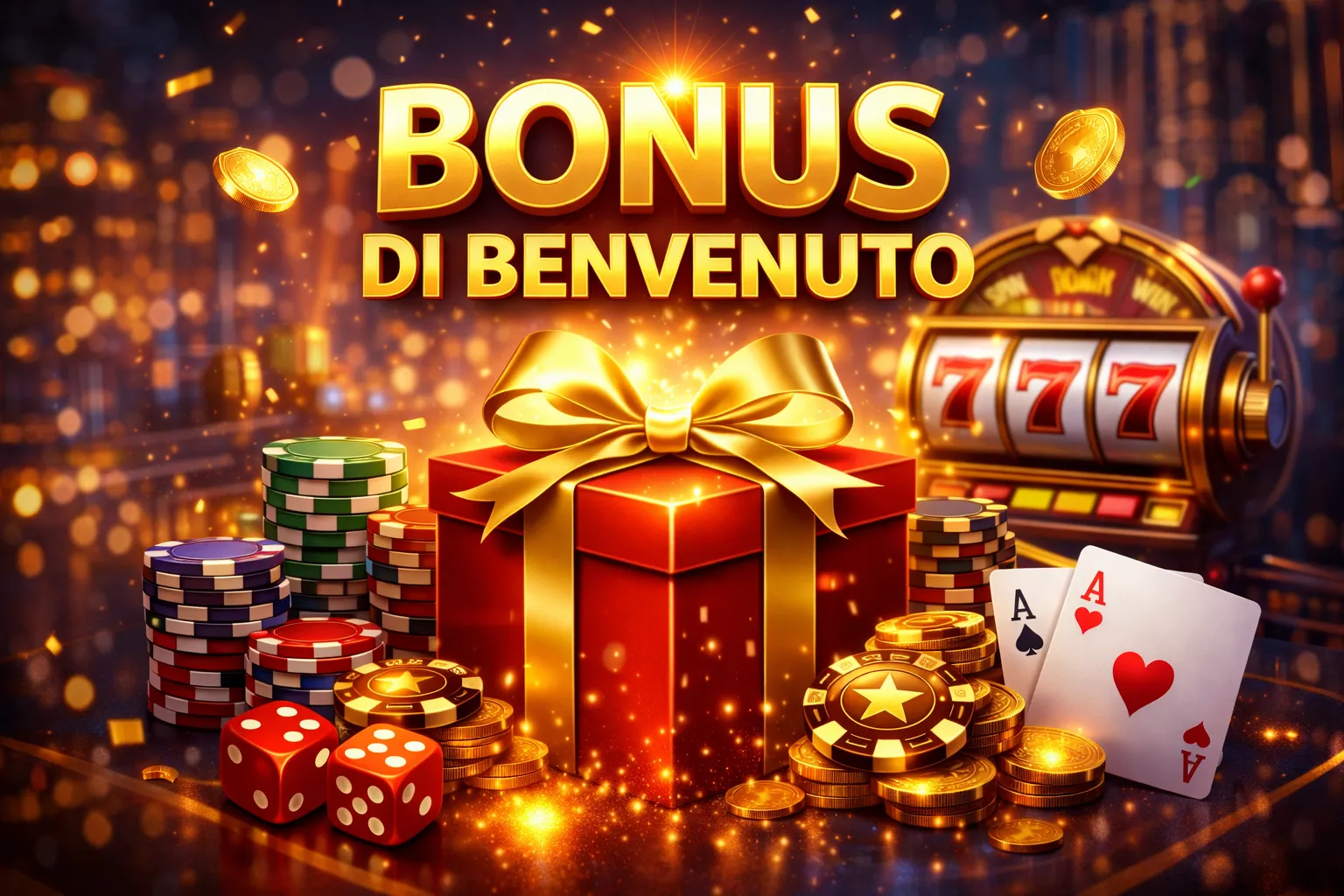 Bonus di benvenuto casino non AAMS